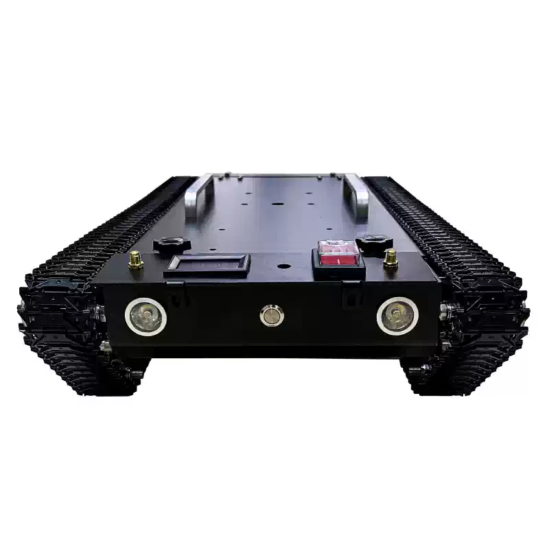 Viso metalo vikšrinė cisternos važiuoklė bekelės robotas