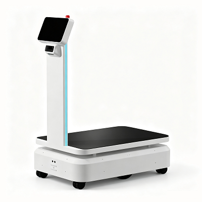 Gamyklos medžiagų tvarkymo AMR robotas
