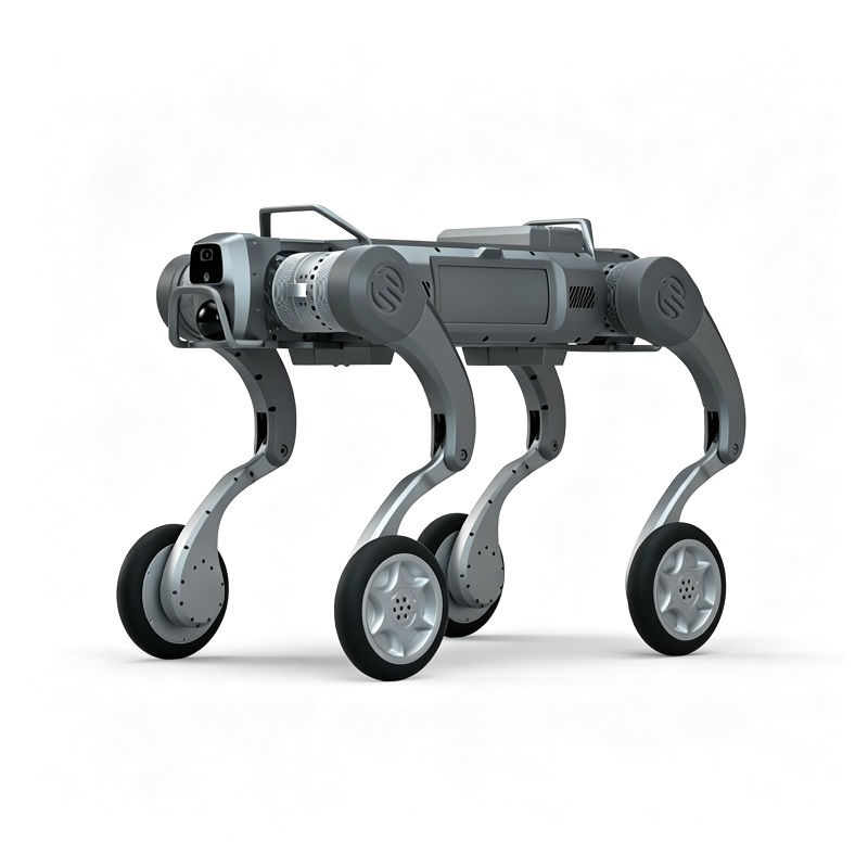 Hibridinis rato kojos roboto važiuoklė keturkojis robotas šuo