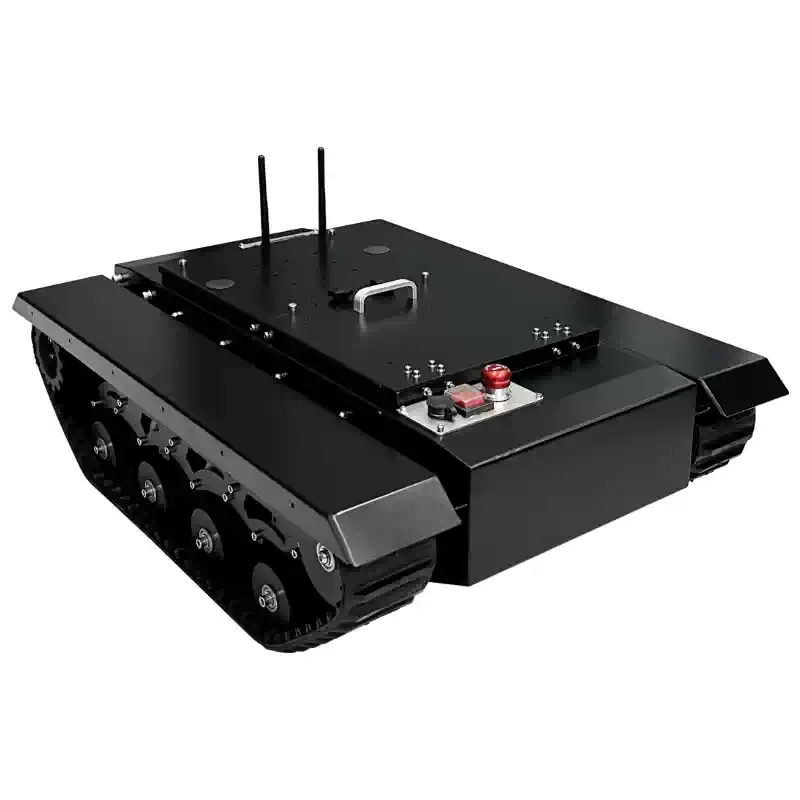 Pramoninė guminė vikšrinė roboto važiuoklė visureigiui