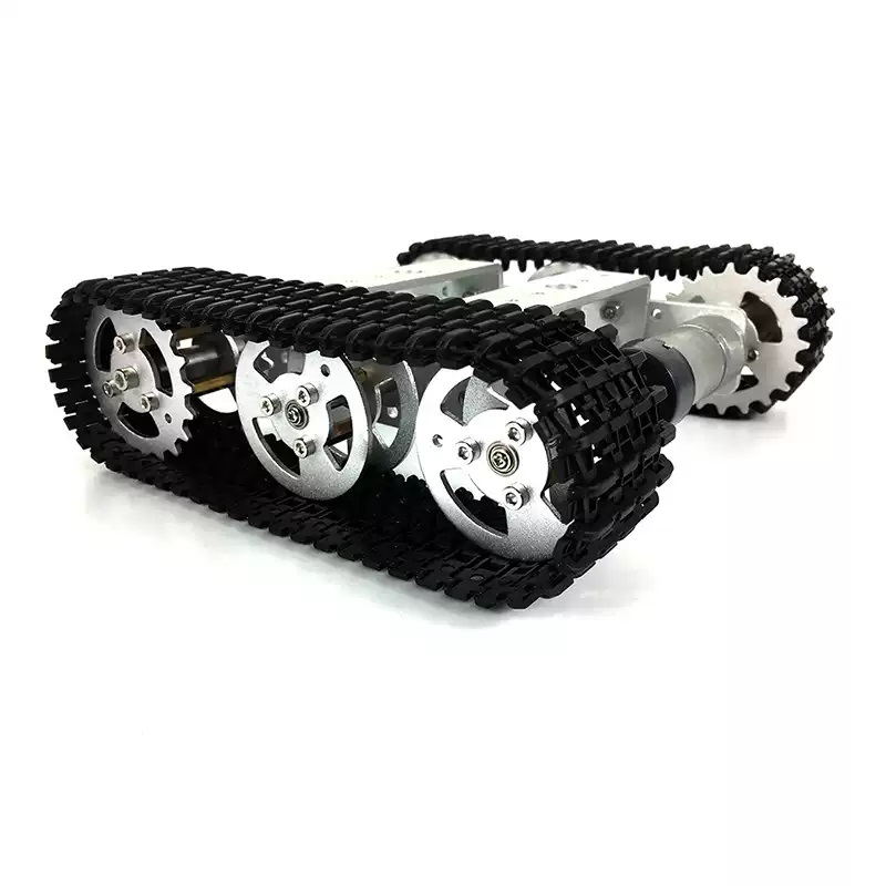 Mini vikšrinė išmanioji tanko roboto važiuoklė