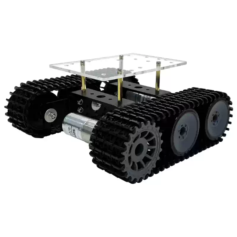 Išmani elektrinė vikšrinė važiuoklė „pasidaryk pats“ roboto važiuoklė