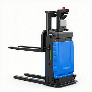 Stacker Nepilotuojamas padėklų krovimo šakinis krautuvas